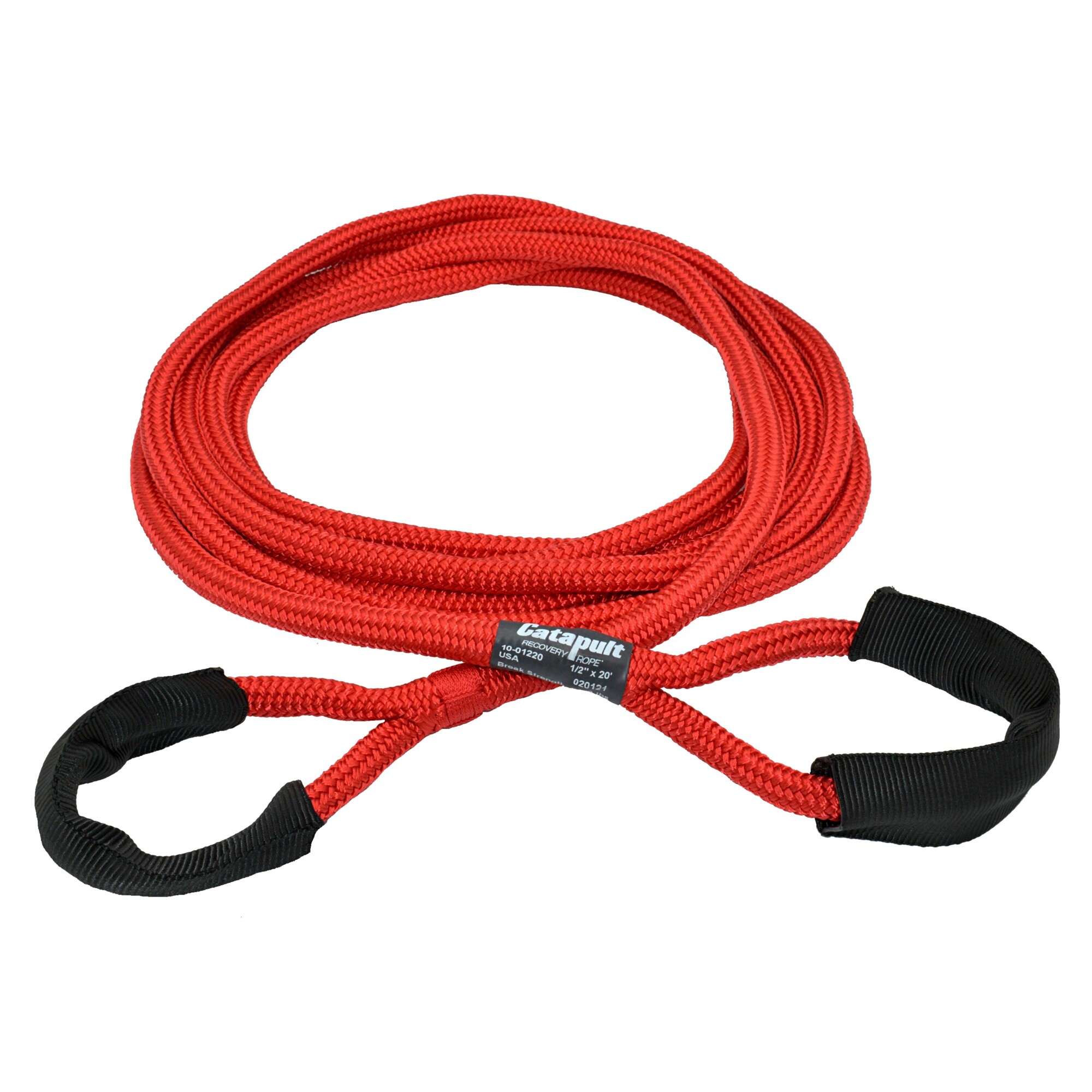 Catapult, Recovery Snatch Rope 1/2in. x 20ft. Type, Working Load 2466 lb, Length 240 in, Material Nylon, Model# 10-1050020